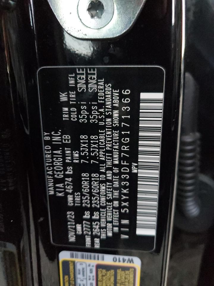 2024 KIA SPORTAGE EX VIN:5XYK33DF7RG171366