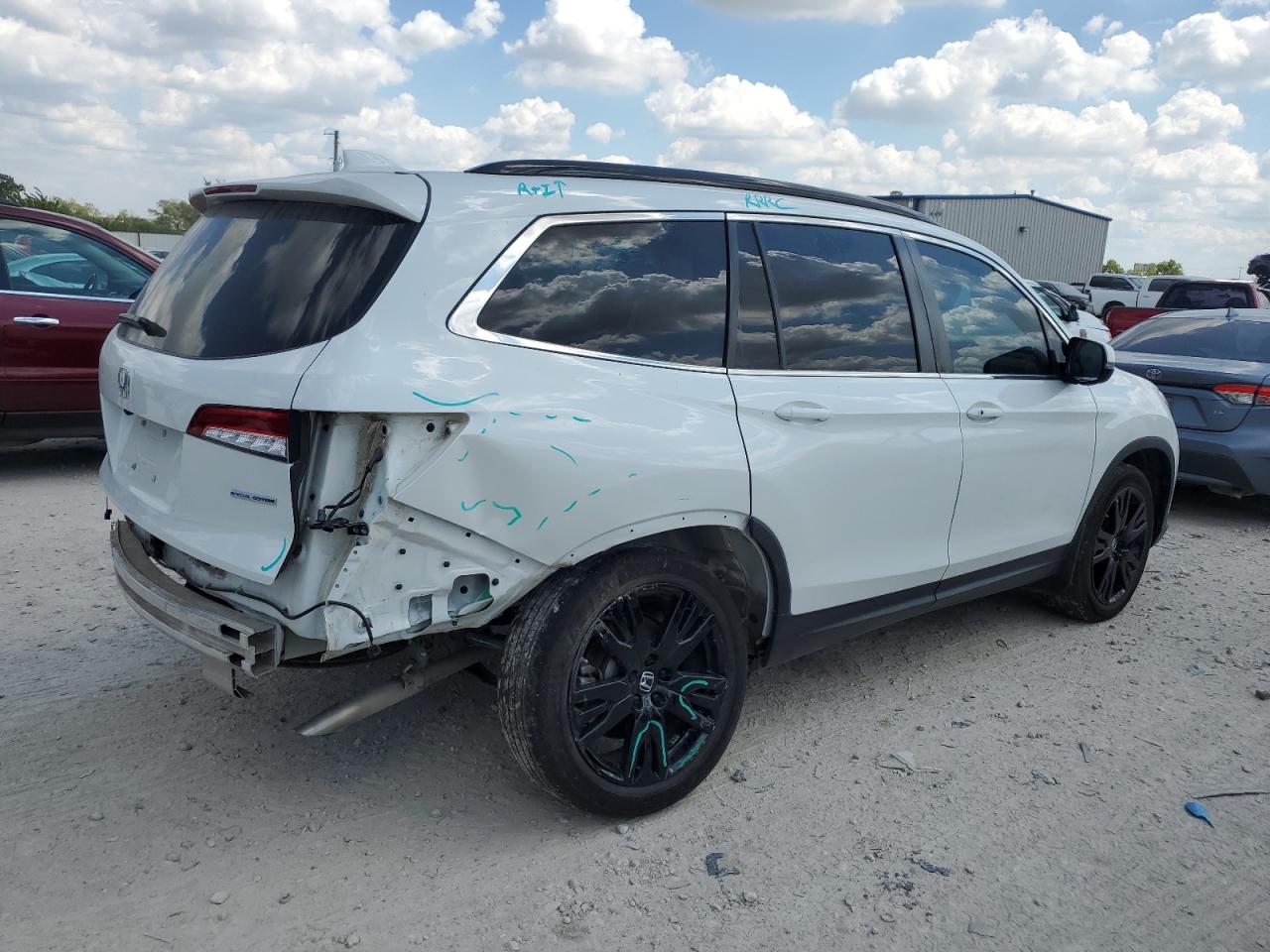 2022 HONDA PILOT SE VIN:5FNYF5H22NB032185