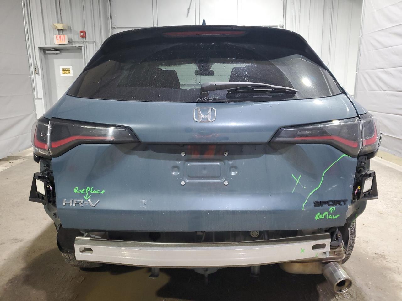 2024 HONDA HR-V SPORT VIN:3CZRZ2H57RM753053