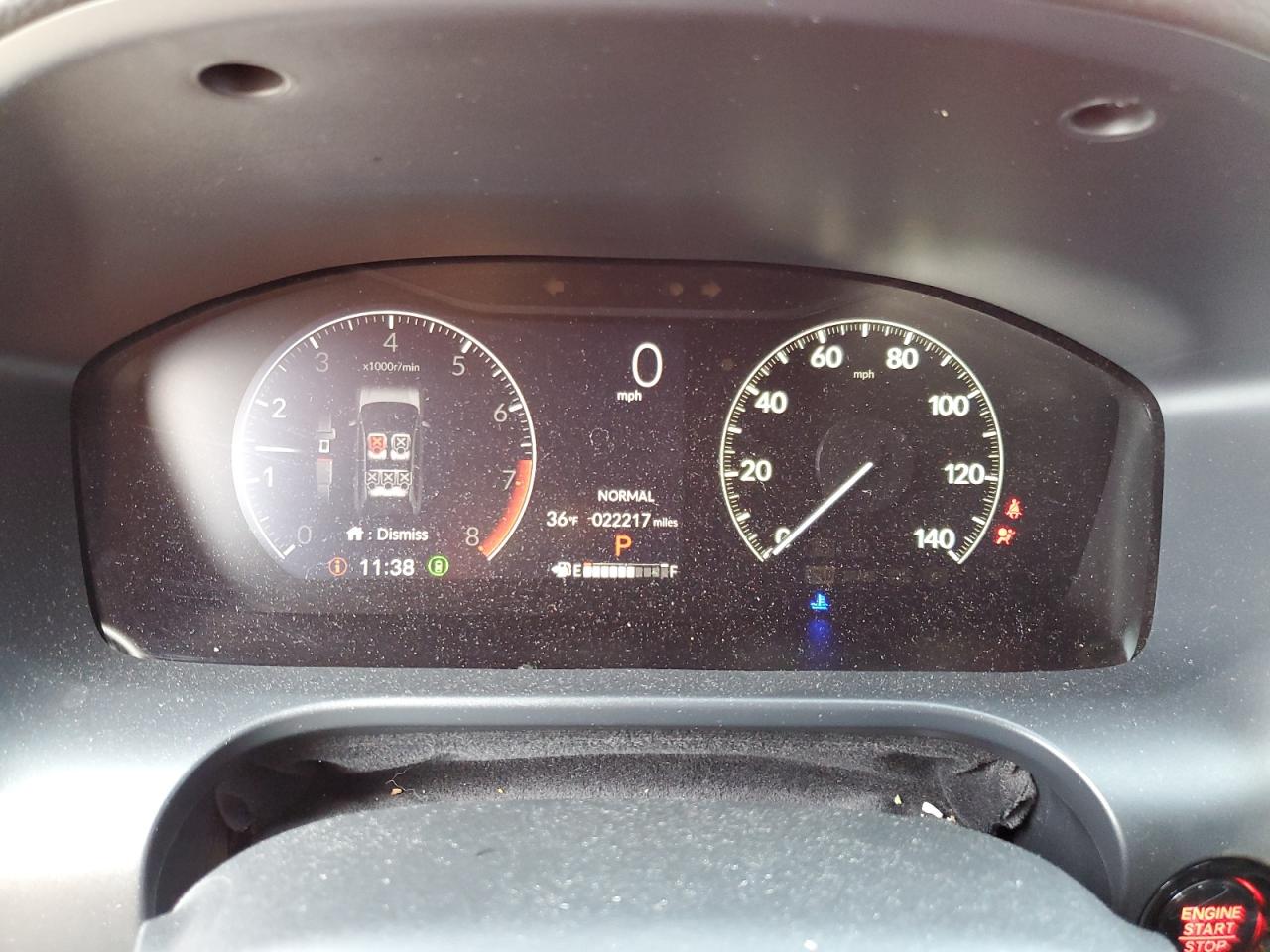 2024 HONDA HR-V SPORT VIN:3CZRZ2H52RM708702