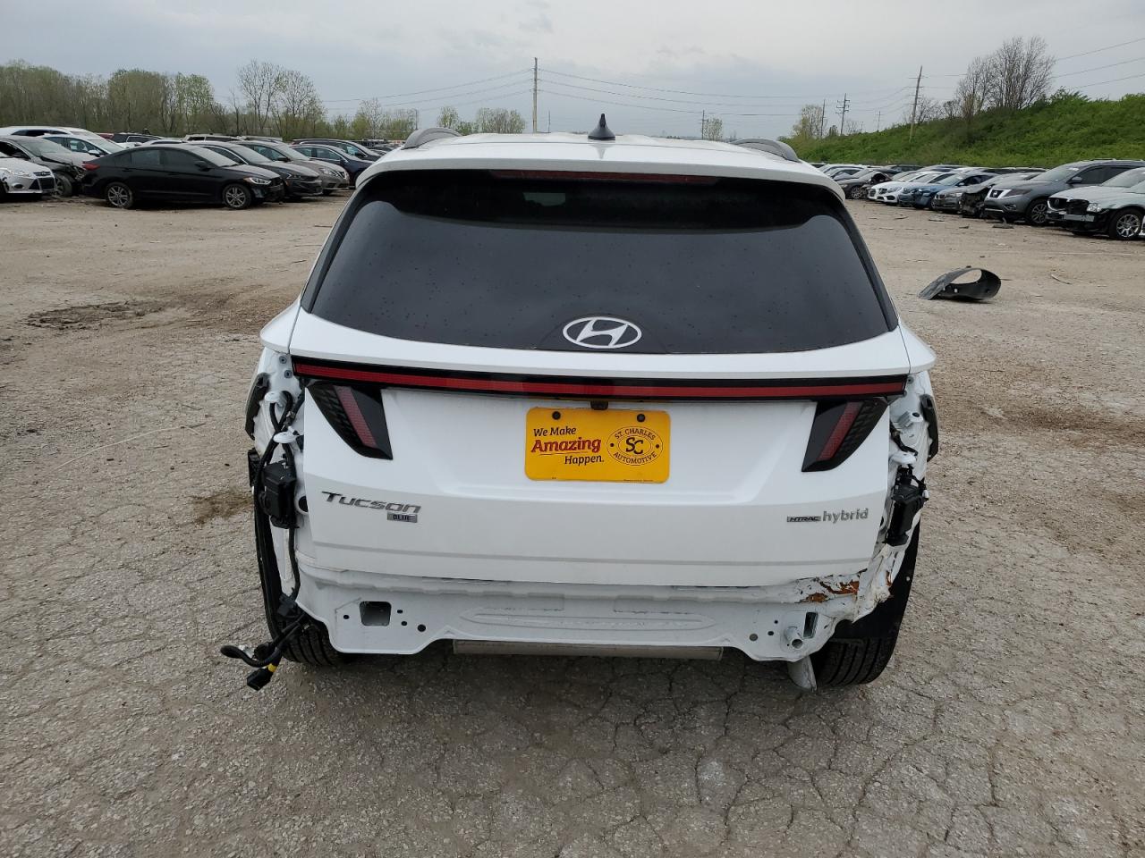 2022 HYUNDAI TUCSON BLUE VIN:KM8JBCA14NU042948