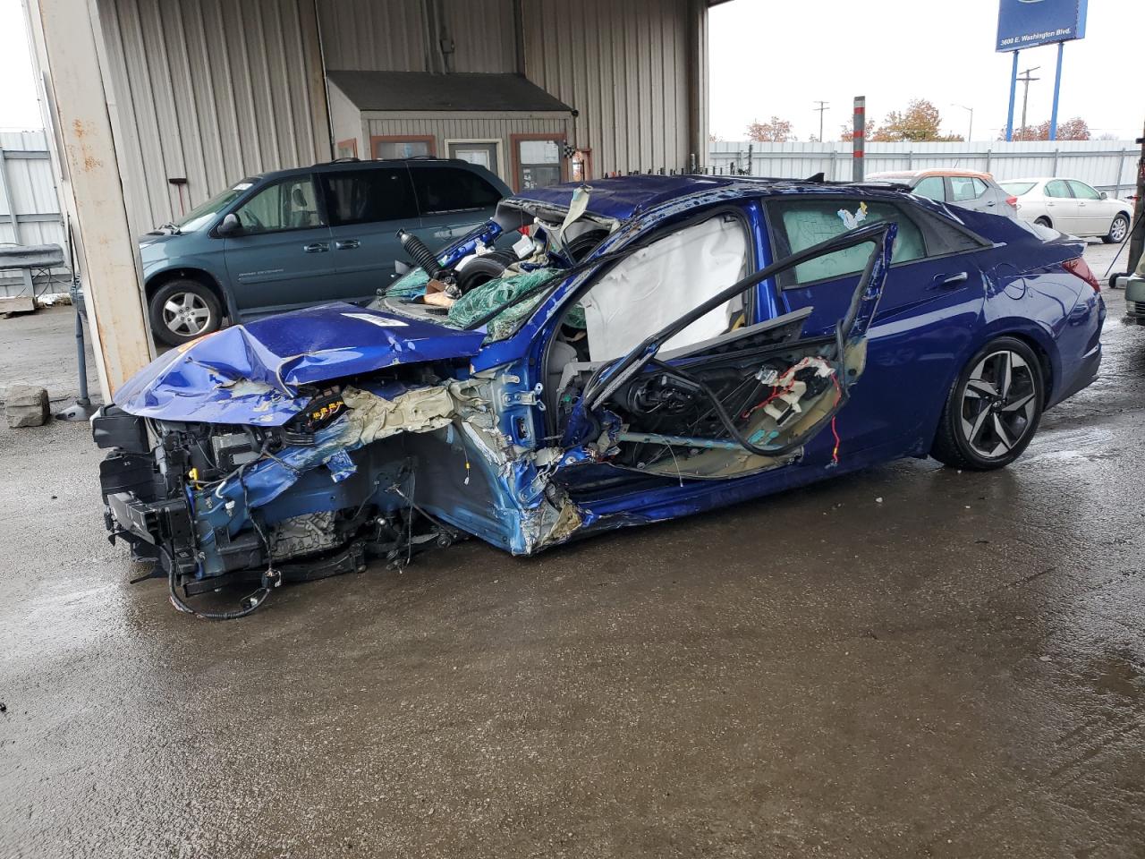 2023 HYUNDAI ELANTRA SEL VIN:KMHLS4AG5PU597428