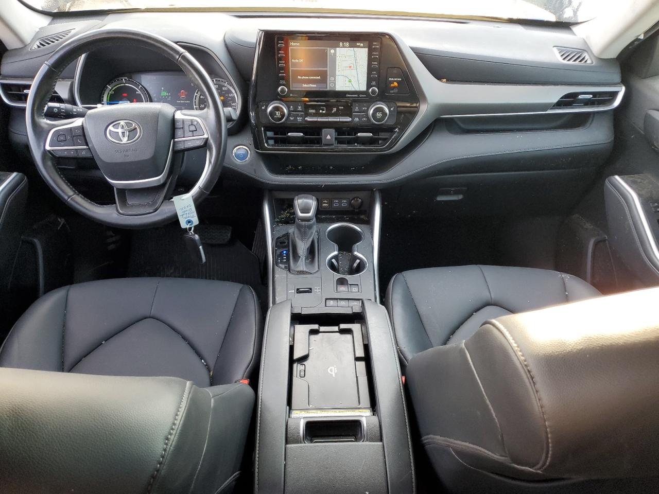 2022 TOYOTA HIGHLANDER HYBRID XLE VIN:5TDHBRCH1NS556941