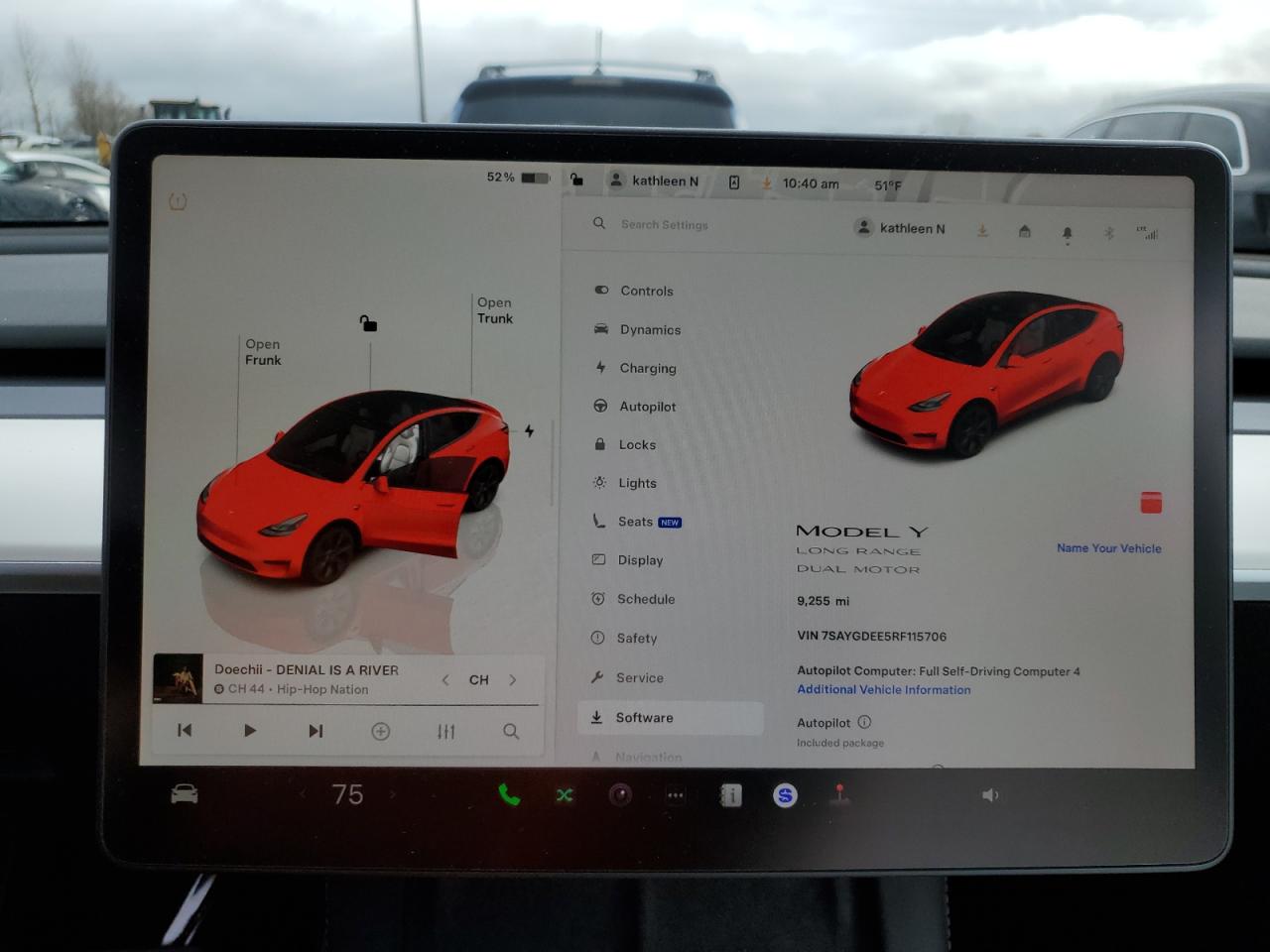 2024 TESLA MODEL Y  VIN:7SAYGDEE5RF115706
