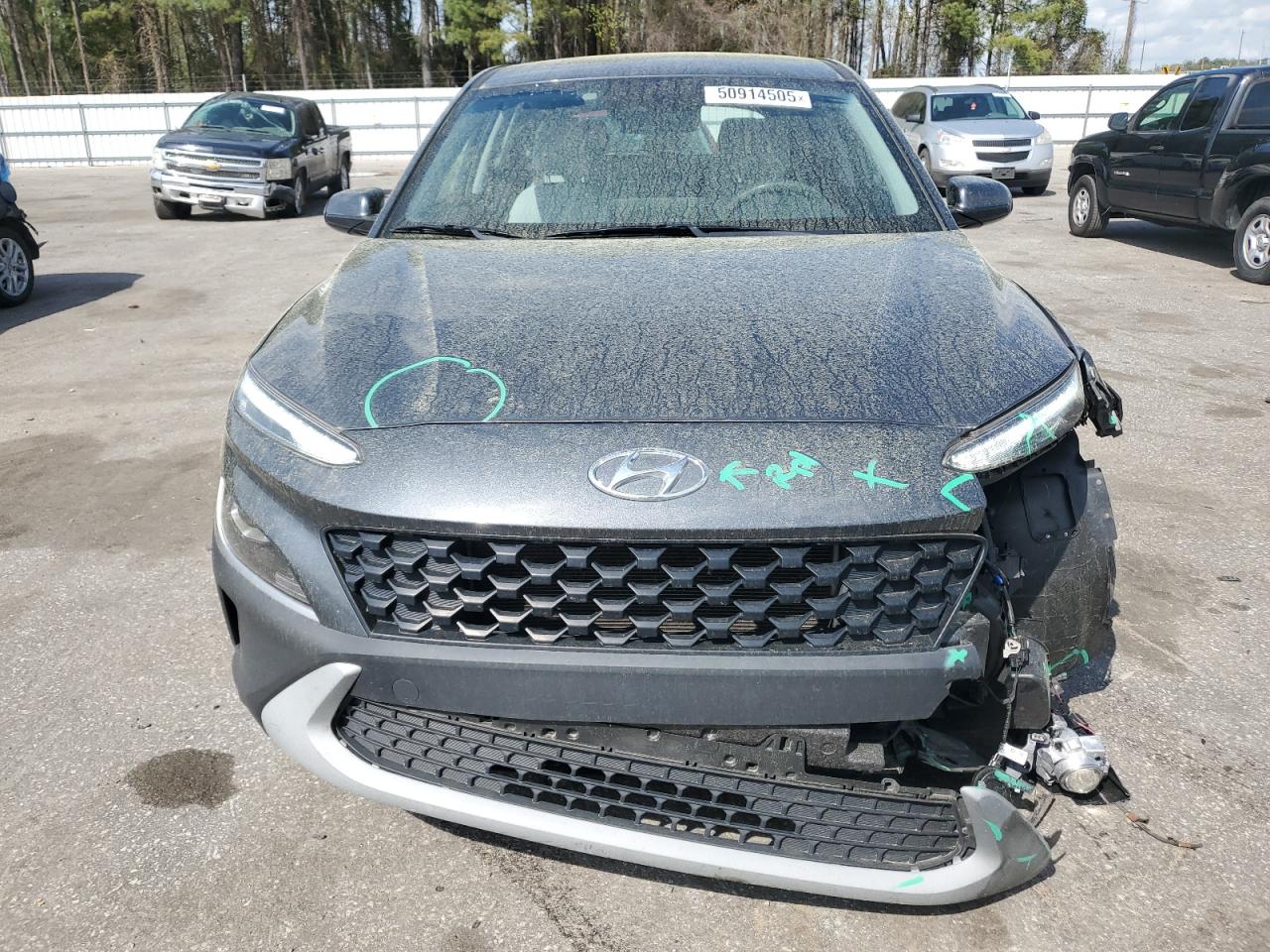 2022 HYUNDAI KONA SEL VIN:KM8K22AB8NU804699
