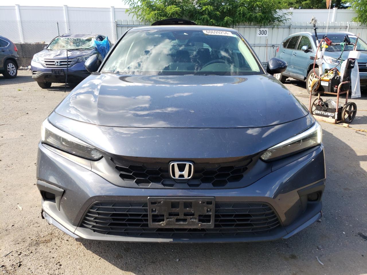 2022 HONDA CIVIC LX VIN:19XFL2H52NE000724