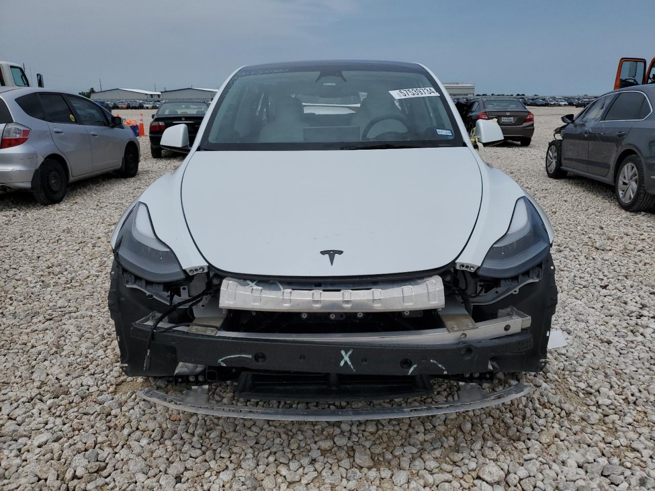 2022 TESLA MODEL Y  VIN:7SAYGDEF8NF389484