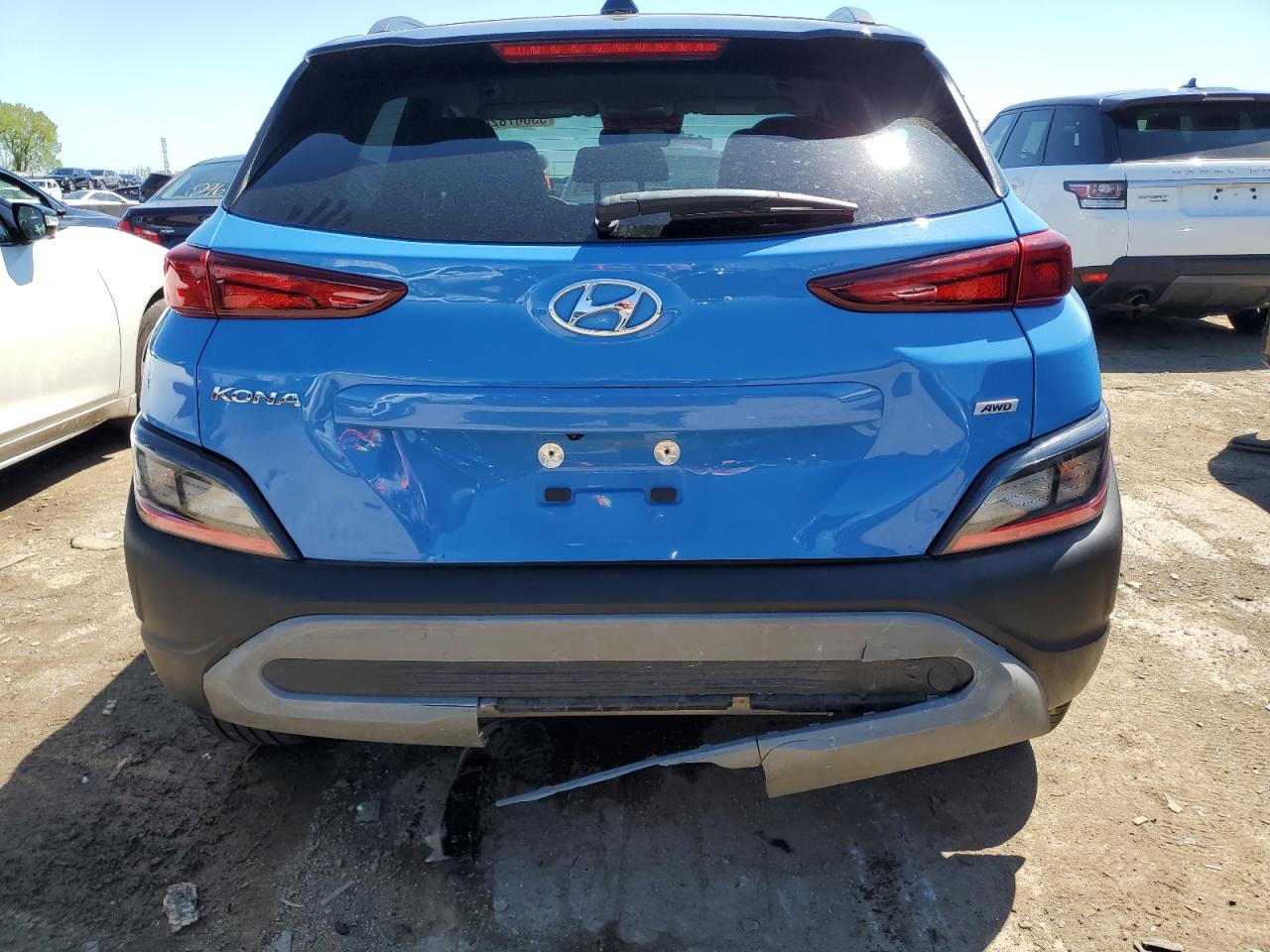 2022 HYUNDAI KONA SEL VIN:KM8K6CAB9NU888767