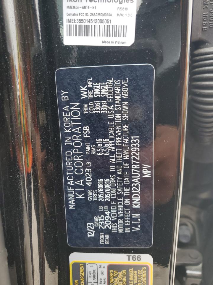2024 KIA SOUL LX VIN:KNDJ23AU7R7229331