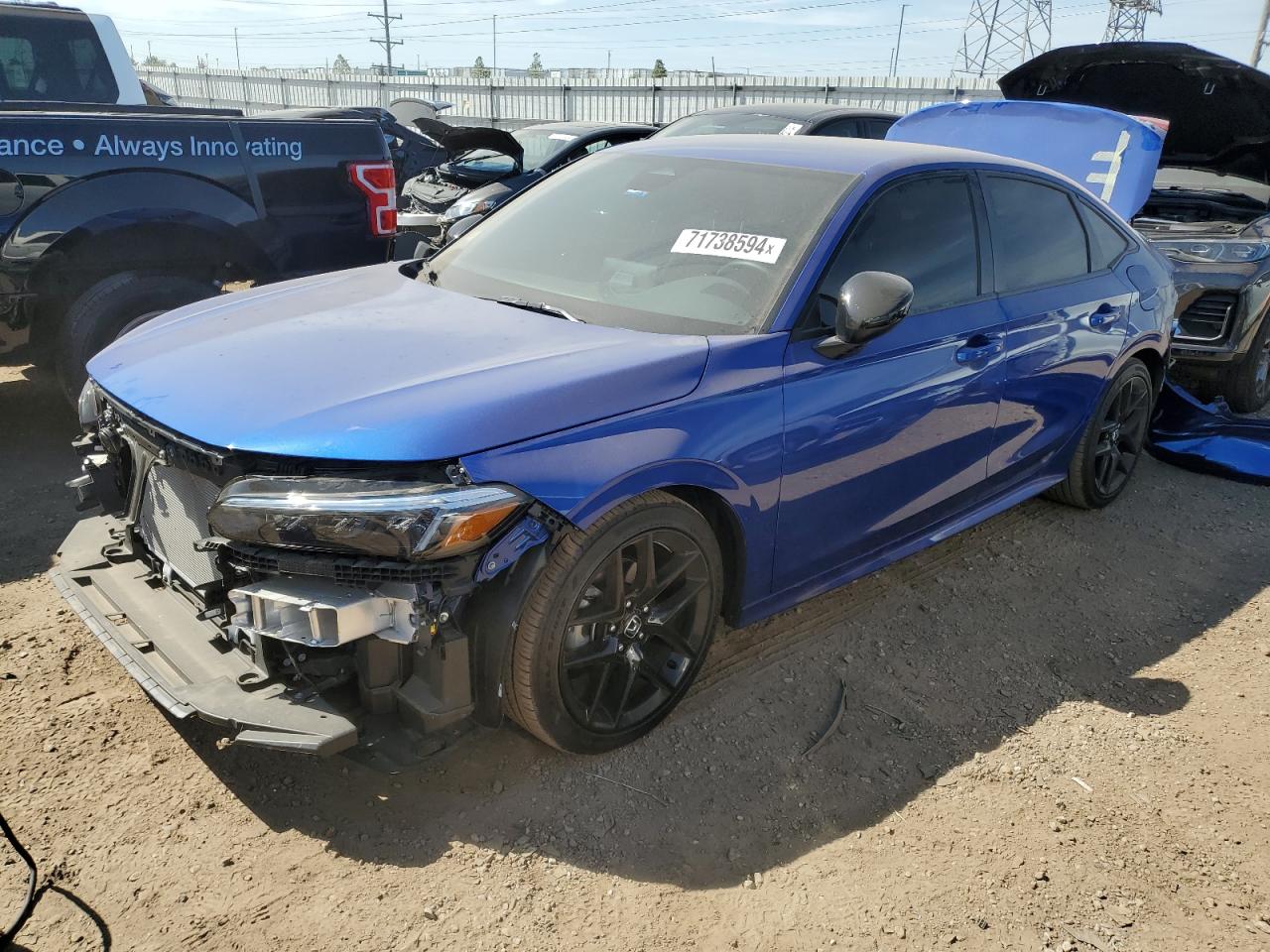 2024 HONDA CIVIC SPORT VIN:2HGFE2F51RH563062