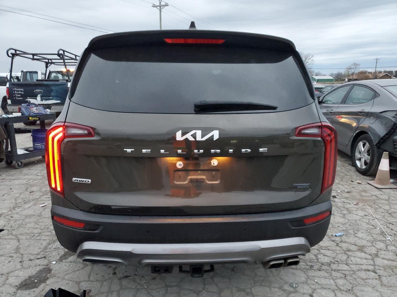 2022 KIA TELLURIDE EX VIN:5XYP3DHCXNG314011