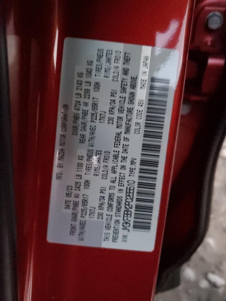 2023 MAZDA CX-5 SELECT VIN:JM3KFBBM2P0265510