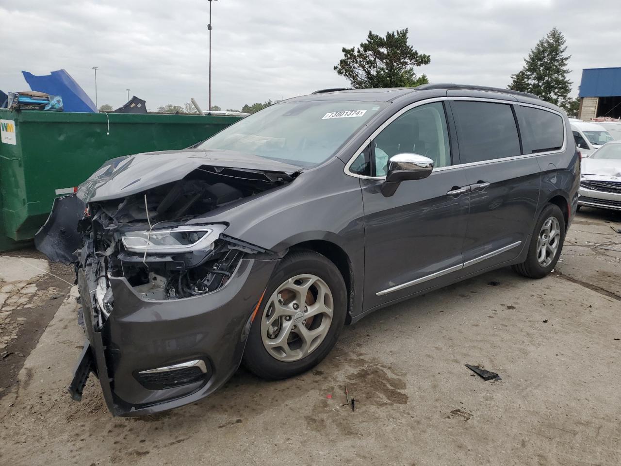 2022 CHRYSLER PACIFICA LIMITED VIN:2C4RC1GG7NR167332