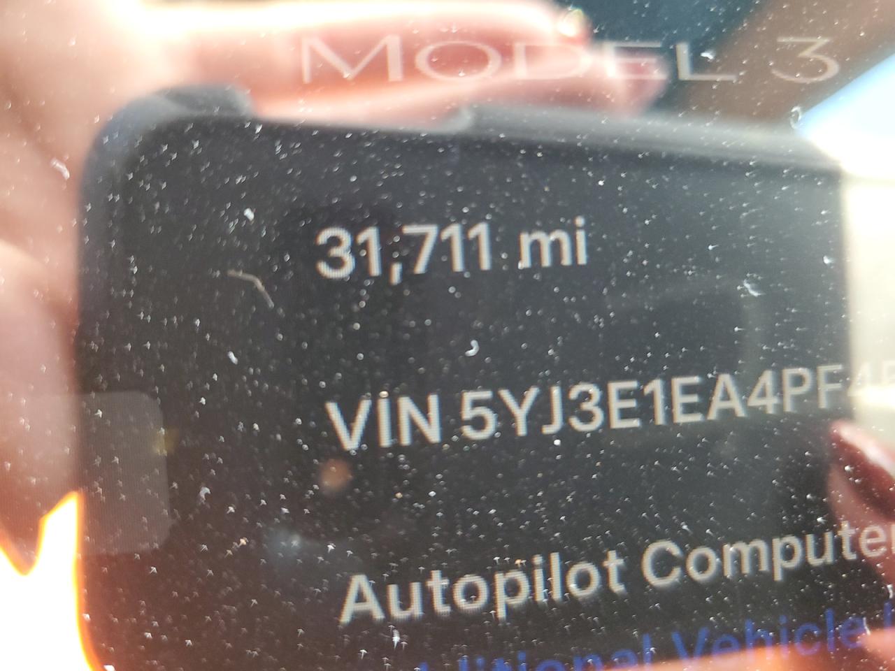 2023 TESLA MODEL 3  VIN:5YJ3E1EA4PF458478