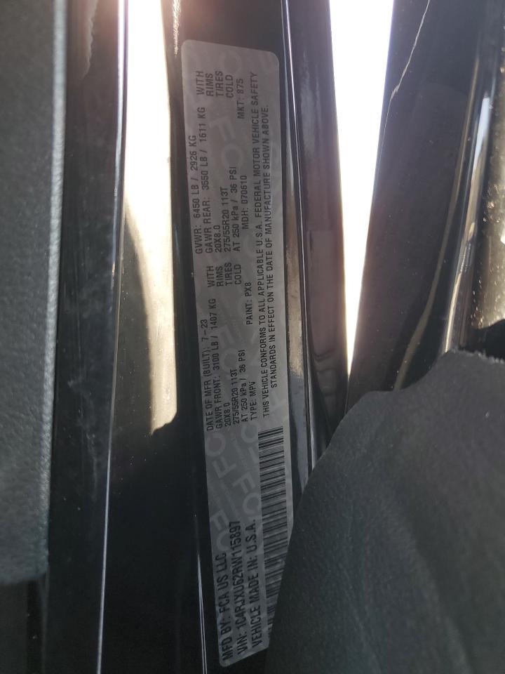 2024 JEEP WRANGLER HIGH ALTITUDE 4XE VIN:1C4RJXU62RW115897