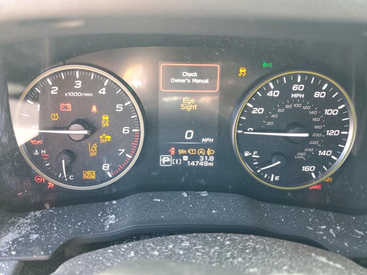 2024 SUBARU CROSSTREK SPORT VIN:4S4GUHF6XR3743821