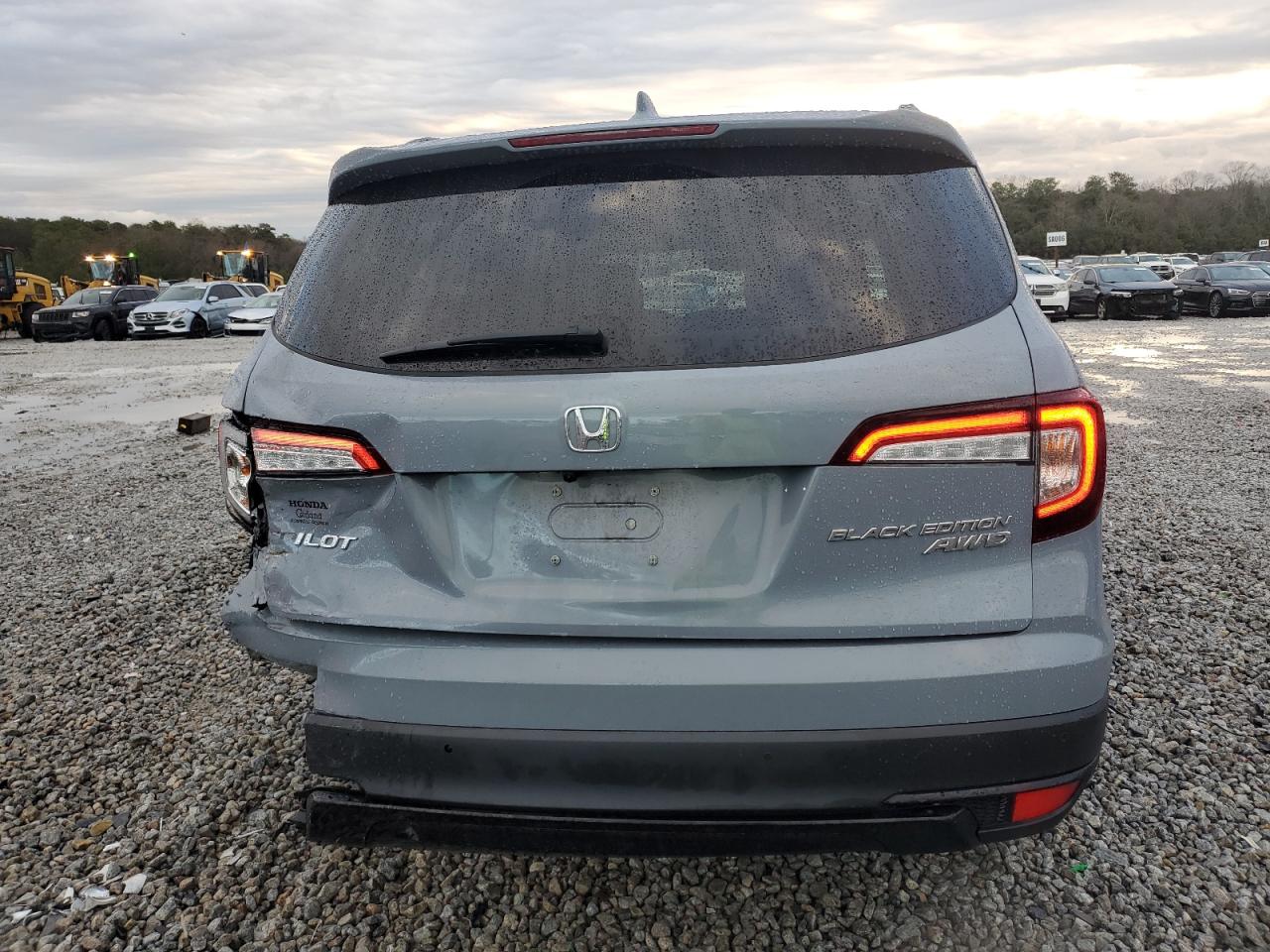 2022 HONDA PILOT BLACK VIN:5FNYF6H77NB029428