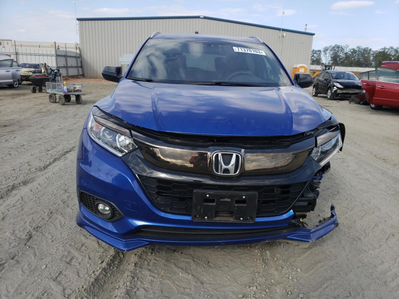 2022 HONDA HR-V SPORT VIN:3CZRU6H17NM768391