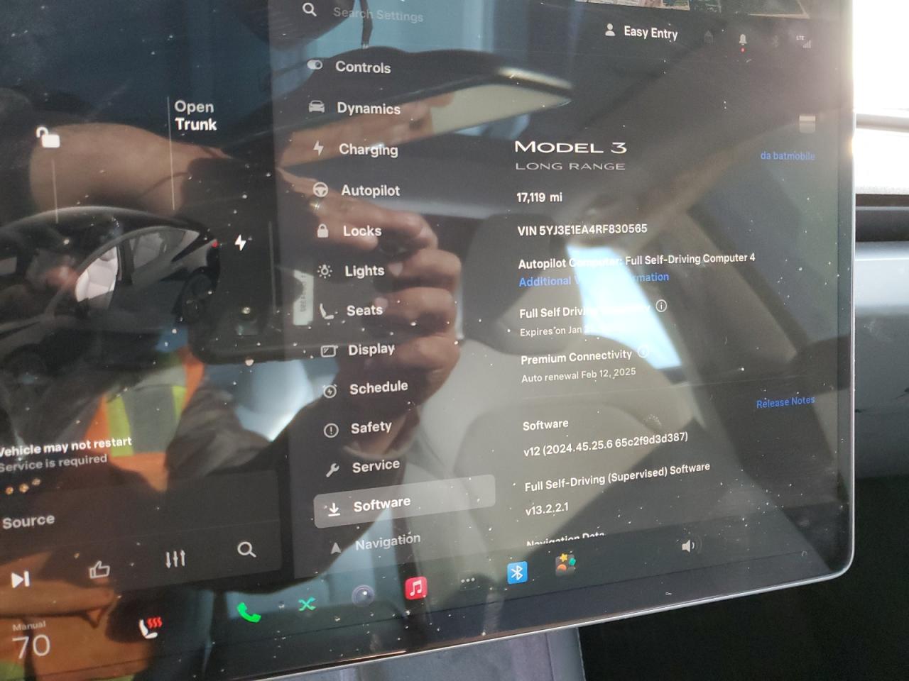 2024 TESLA MODEL 3  VIN:5YJ3E1EA4RF830565