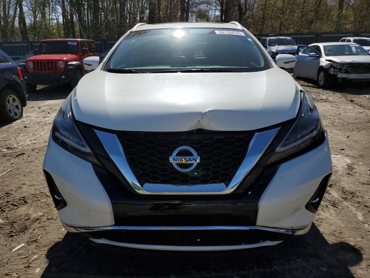 2022 NISSAN MURANO PLATINUM VIN:5N1AZ2DJ9NC107574