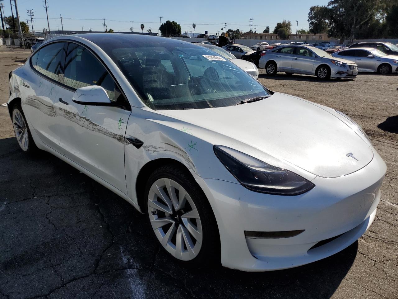 2023 TESLA MODEL 3  VIN:5YJ3E1EA7PF449354
