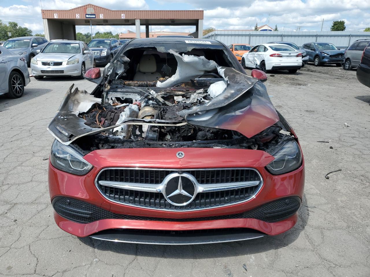 2022 MERCEDES-BENZ C 300 4MATIC VIN:W1KAF4HB0NR034710