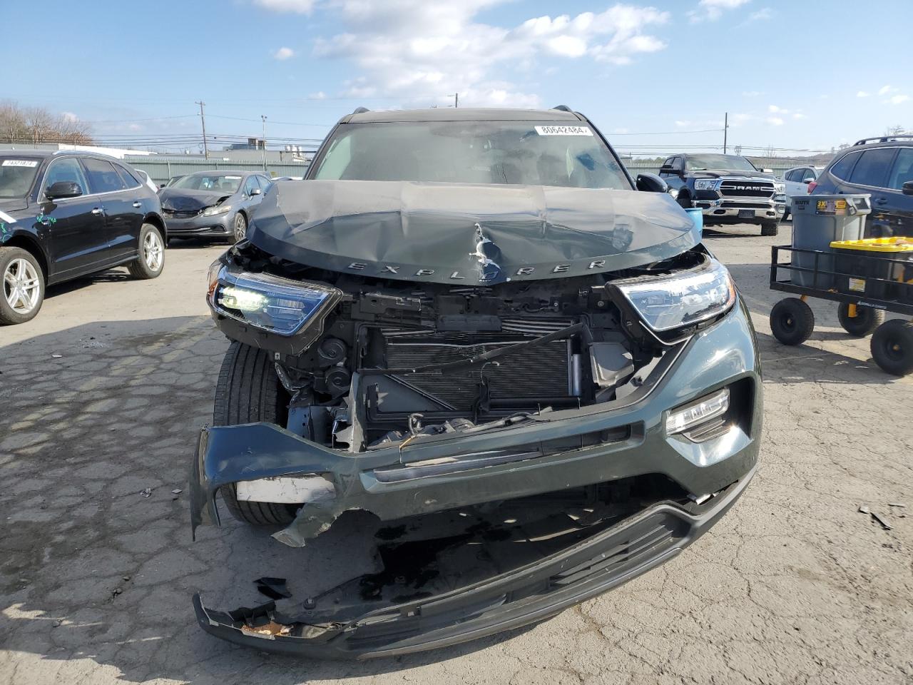 2022 FORD EXPLORER XLT VIN:1FMSK8DH5NGB38242