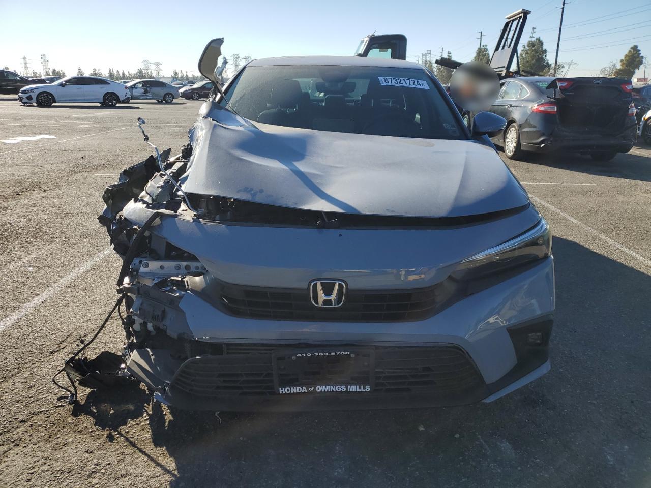 2022 HONDA CIVIC TOURING VIN:2HGFE1F91NH320472