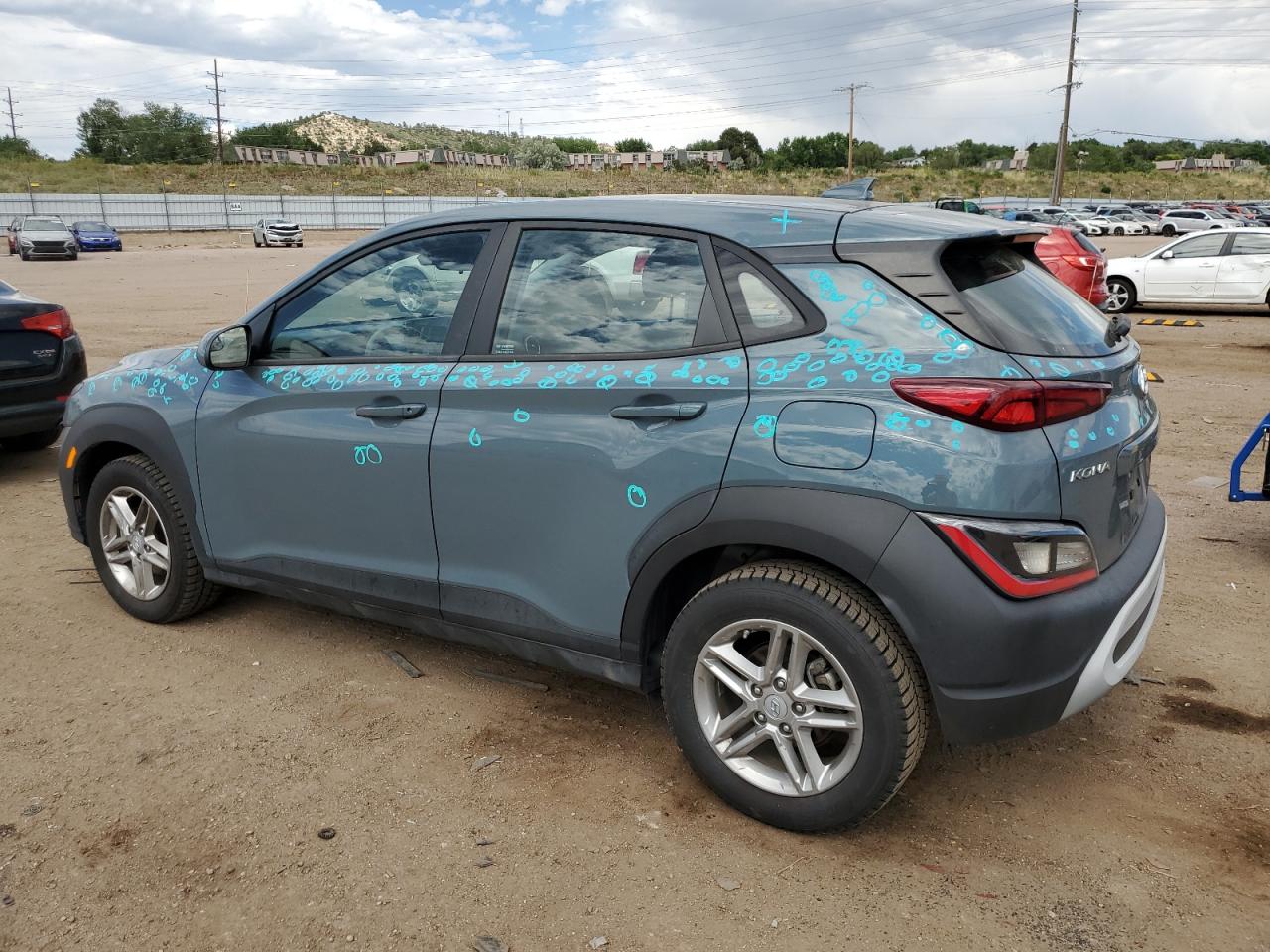 2022 HYUNDAI KONA SEL VIN:KM8K22AB8NU848802