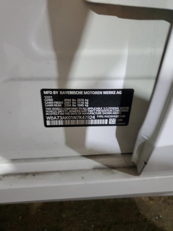 2022 BMW 228XI  VIN:WBA73AK01N7K47824