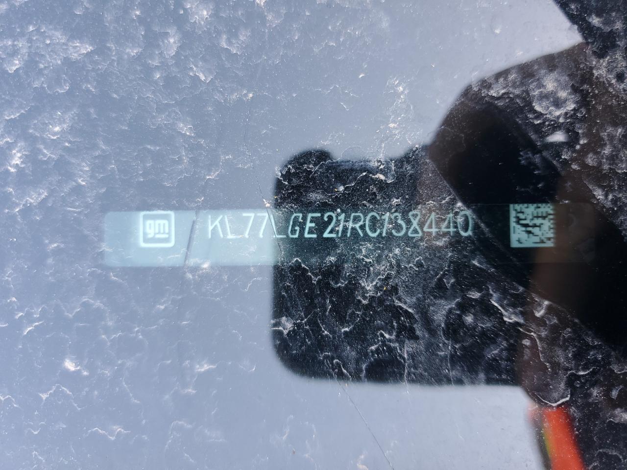 2024 CHEVROLET TRAX 1RS VIN:KL77LGE21RC138440