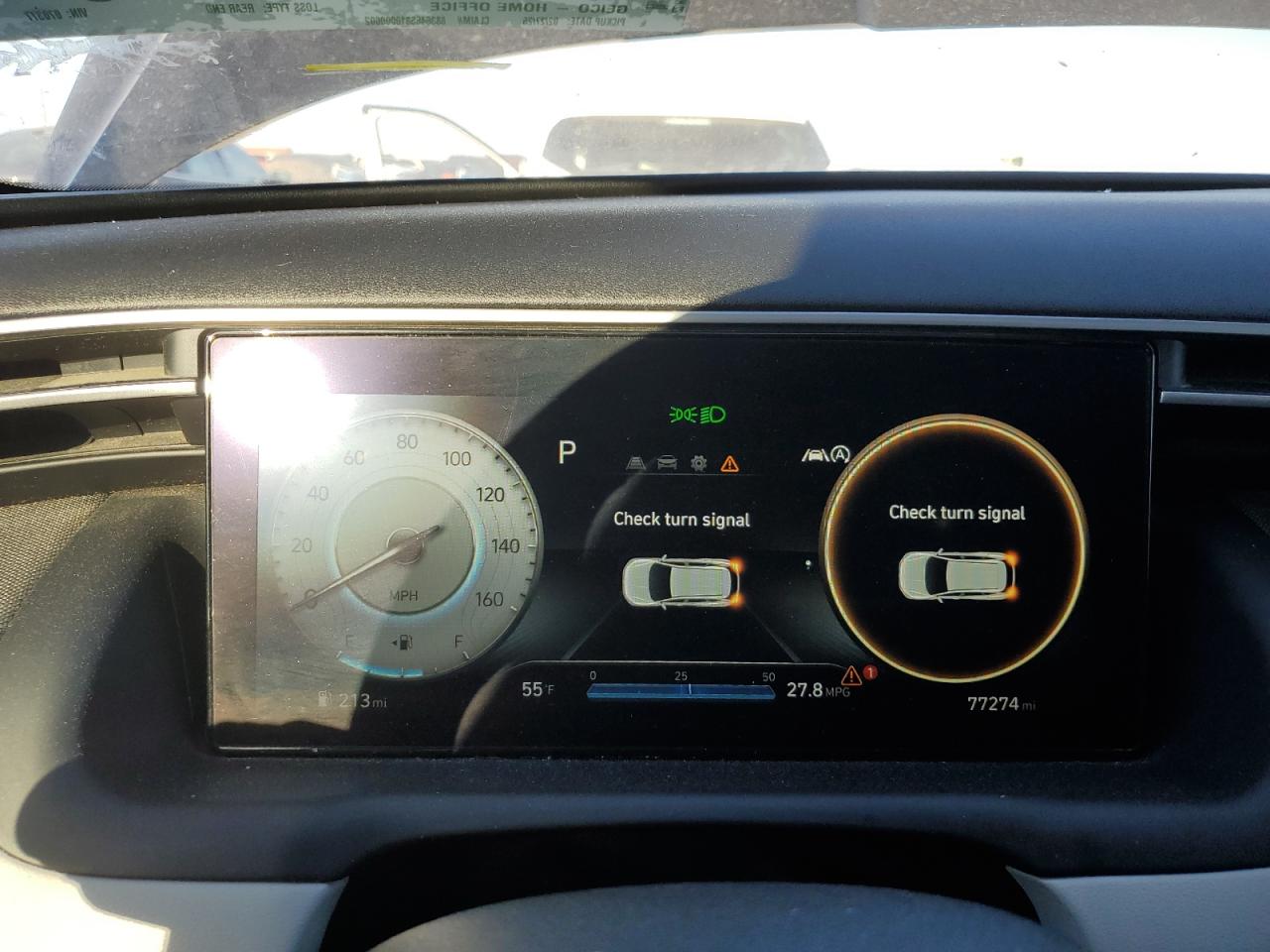 2022 HYUNDAI TUCSON SEL VIN:5NMJF3AE2NH070377