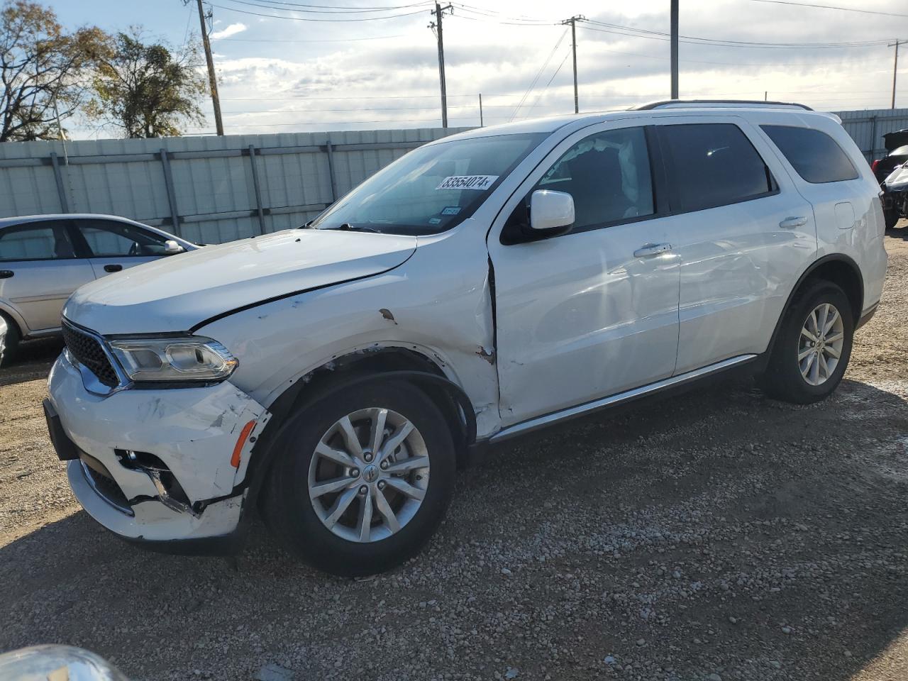 2022 DODGE DURANGO SXT VIN:1C4RDJAG0NC227644