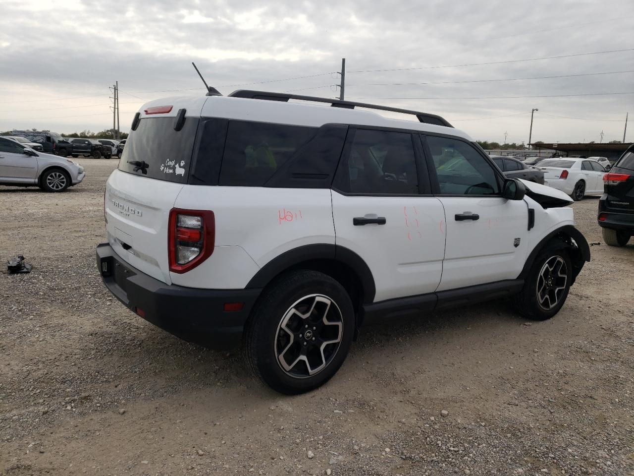 2022 FORD BRONCO SPORT BIG BEND VIN:3FMCR9B68NRD08397