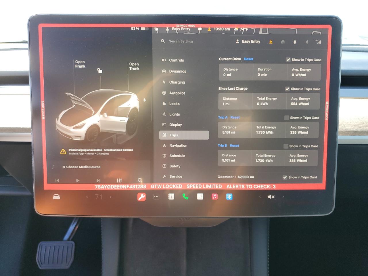 2022 TESLA MODEL Y  VIN:7SAYGDEE9NF481288