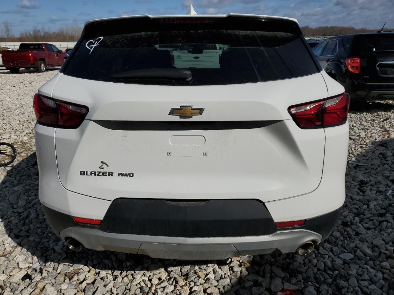 2022 CHEVROLET BLAZER 2LT VIN:3GNKBHRS5NS193291