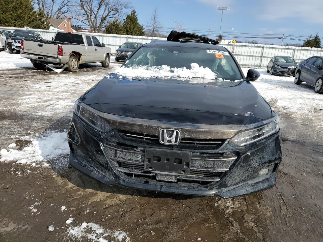 2022 HONDA ACCORD SPORT VIN:1HGCV1F35NA001587