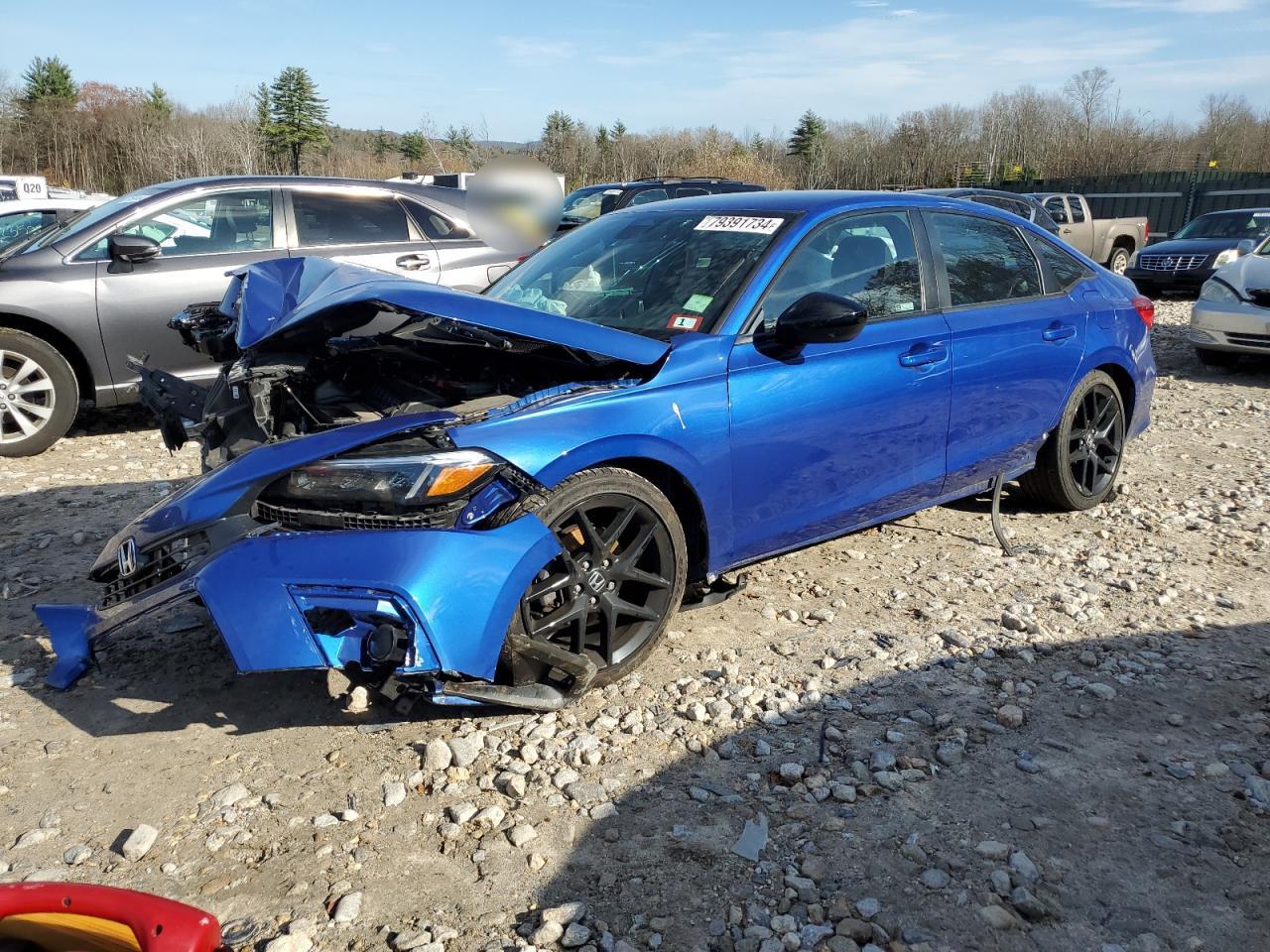 2022 HONDA CIVIC SPORT VIN:2HGFE2F54NH540076