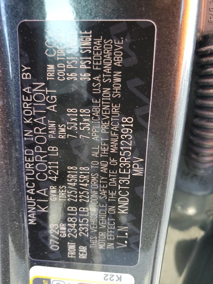 2024 KIA NIRO SX VIN:KNDCT3LE3R5123918