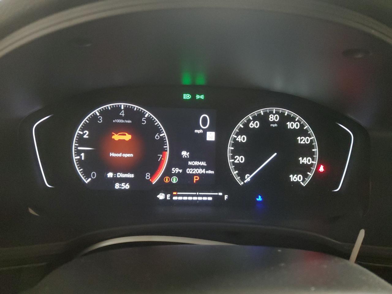 2022 HONDA CIVIC SPORT VIN:19XFL2H88NE019451