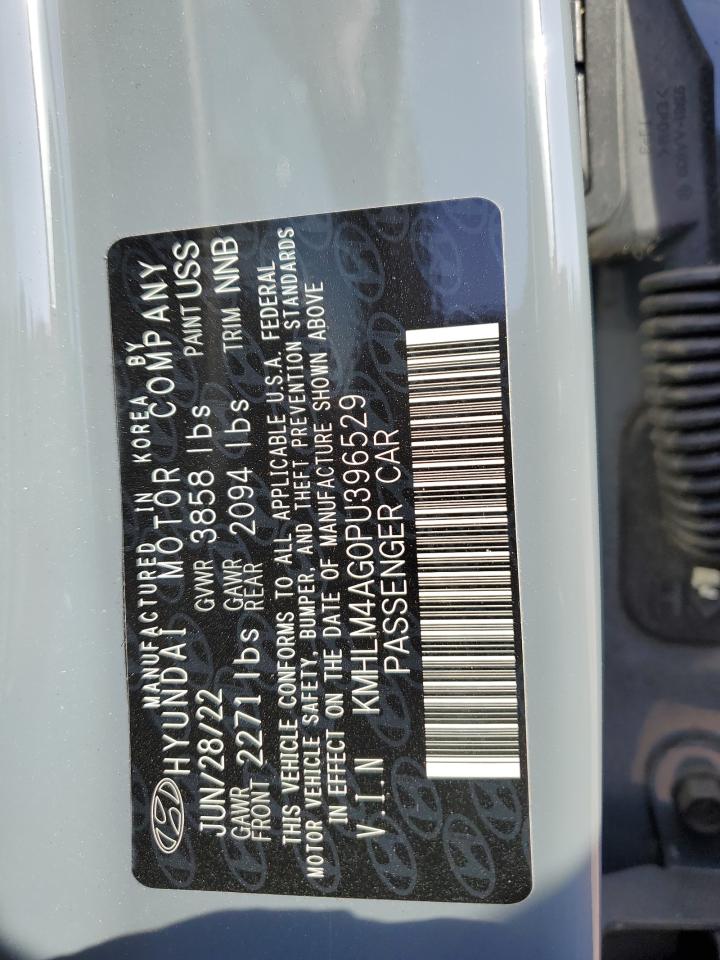 2023 HYUNDAI ELANTRA SEL VIN:KMHLM4AG0PU396529