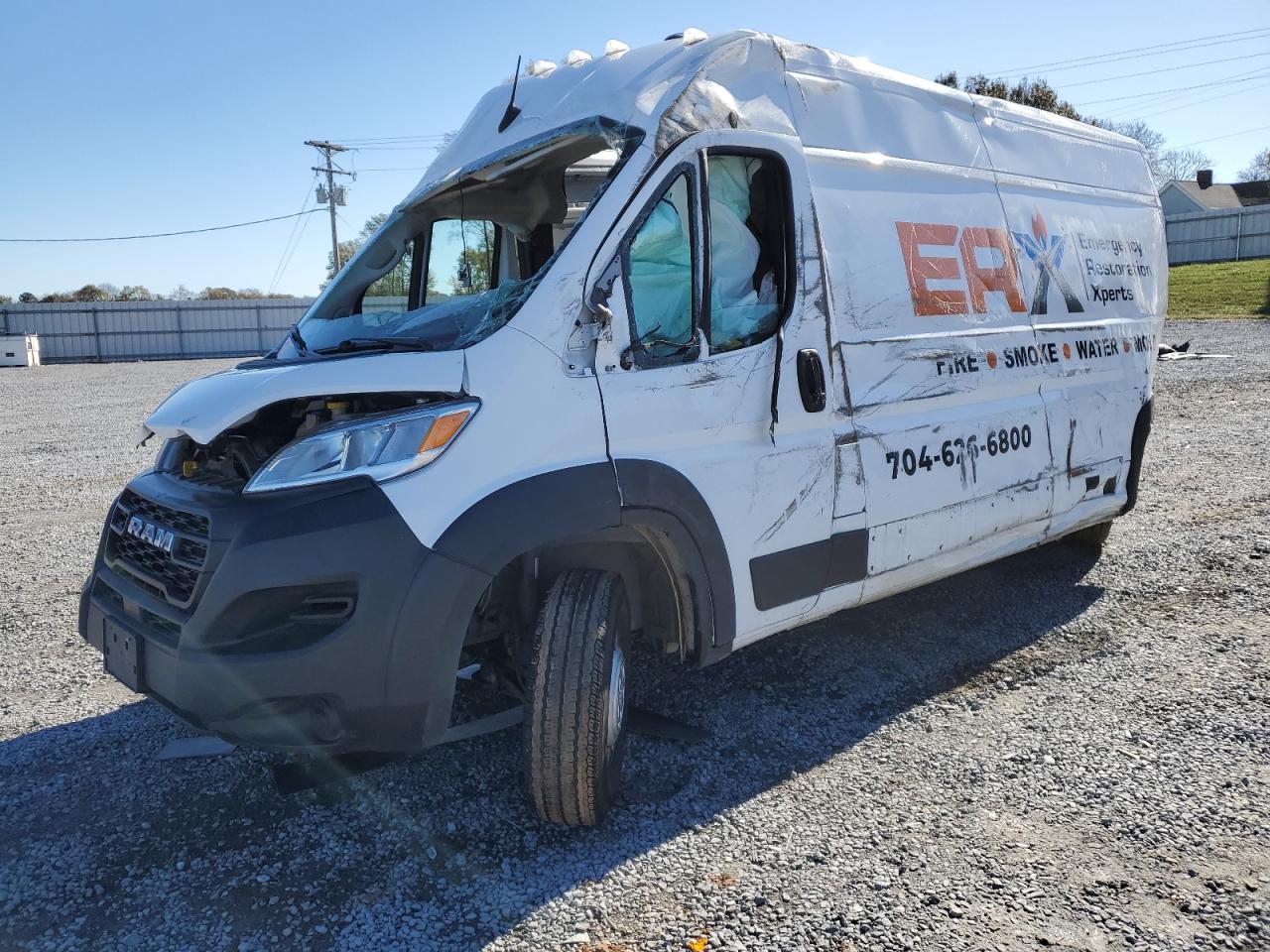 2023 RAM PROMASTER 2500 2500 HIGH VIN:3C6LRVDG2PE596051