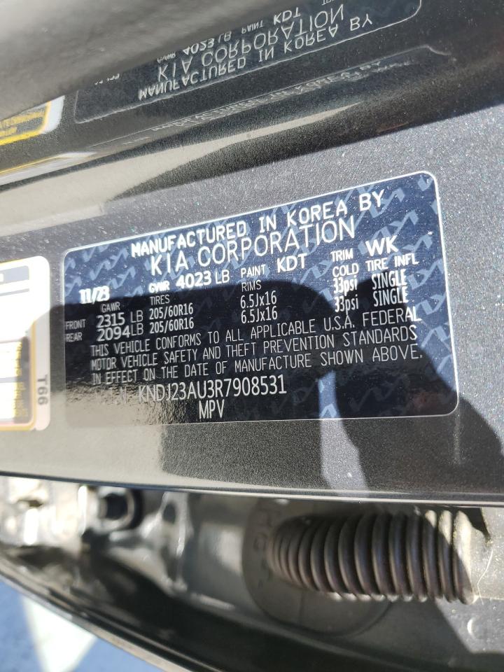 2024 KIA SOUL LX VIN:KNDJ23AU3R7908531