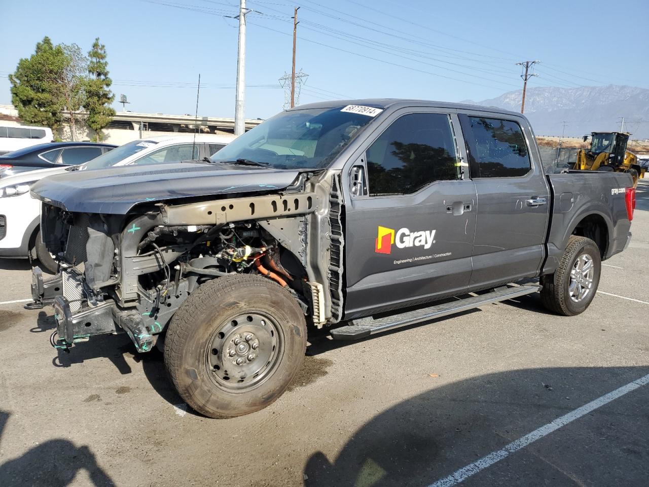 2022 FORD F150 SUPERCREW VIN:1FTFW1E86NFB47814