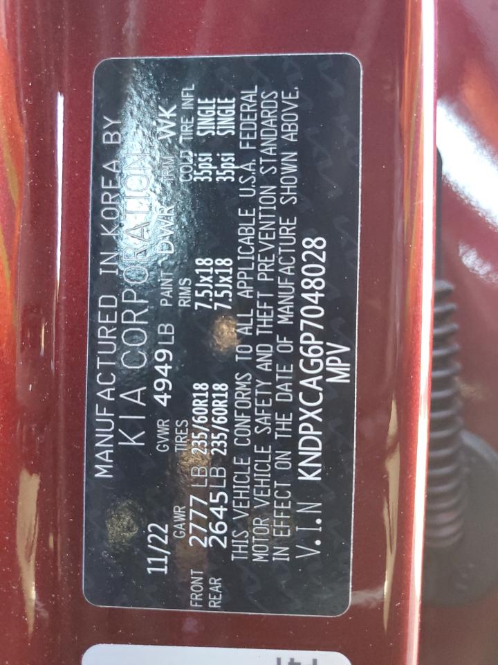 2023 KIA SPORTAGE SX PRESTIGE VIN:KNDPXCAG6P7048028