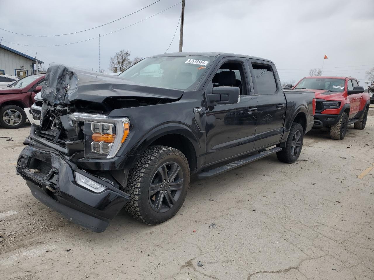 2022 FORD F150 SUPERCREW VIN:1FTFW1E86NKE77332