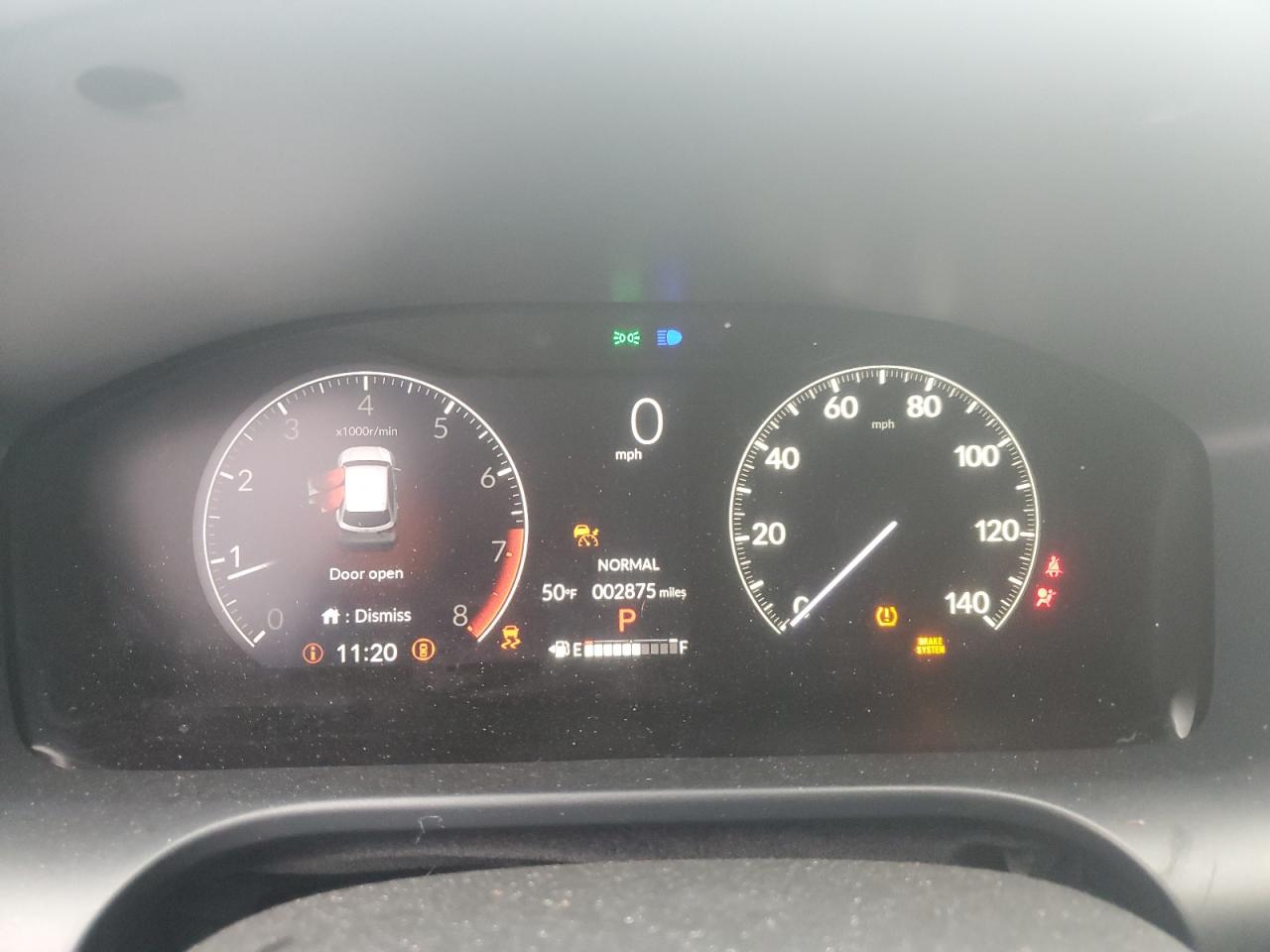 2024 HONDA HR-V SPORT VIN:3CZRZ1H56RM745648
