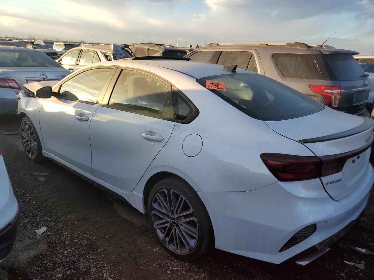 2022 KIA FORTE GT VIN:3KPF44AC7NE492782