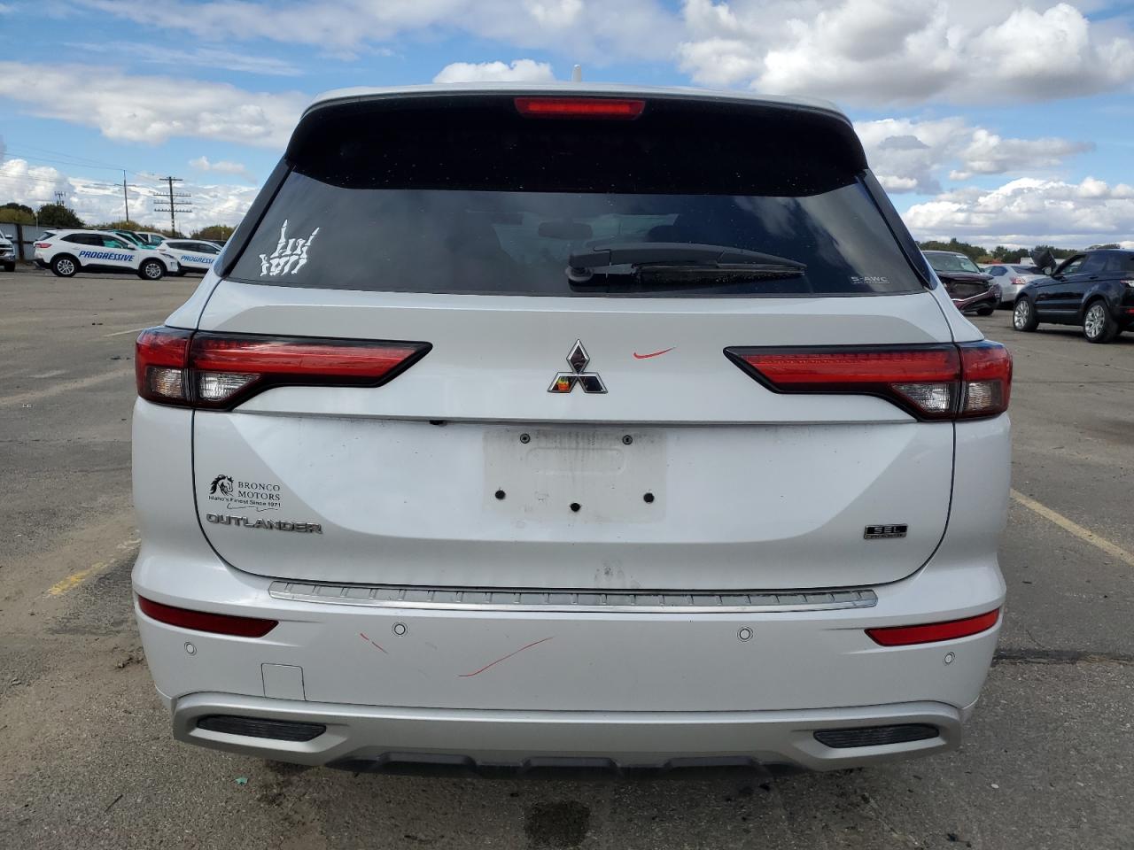 2022 MITSUBISHI OUTLANDER SEL VIN:JA4J4VA84NZ071211