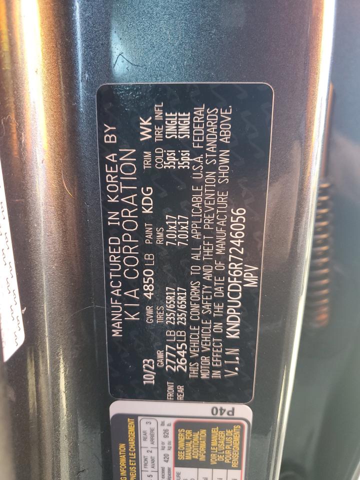 2024 KIA SPORTAGE LX VIN:KNDPUCDF6R7246056